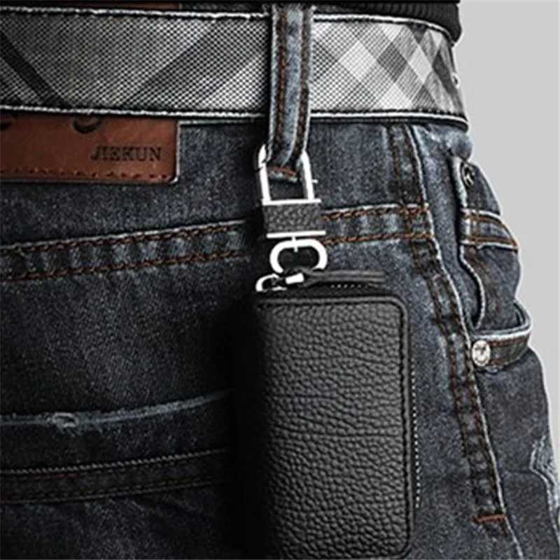 PU Leather Car Key Wallets Men Key Holder Housekeeper Keys Organizer Women Keychain Covers Zipper Key Case Bag Pouch Purse Z251023