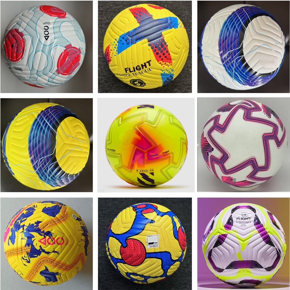 New 2025 2026 Club League PU soccer Ball Size 5 high-grade nice match liga premer Finals 25 26 football balls