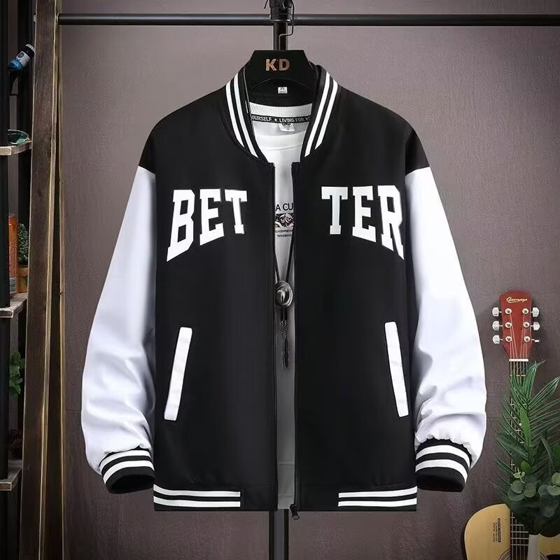 American Style Trendy Baseball Jacket For Men, Loose Fit, Cool And Stylish, High Street Designer Hoodie Jacket Tracksuit Men Polo Veste Coat Casual Ja