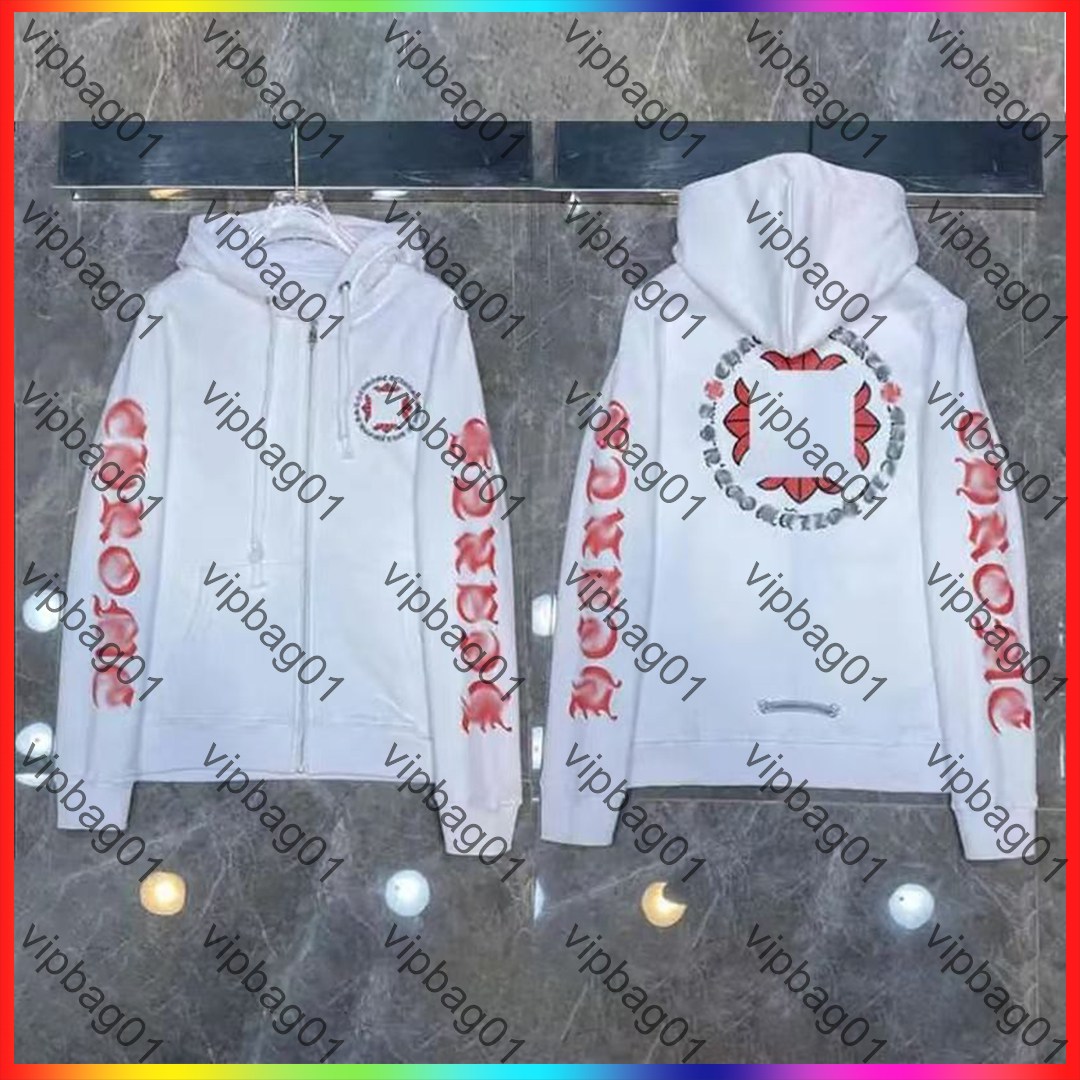 Designer chrome hoodie high-quality men's and women's hoodies sweatshirts pullovers letter printed zippers long sleeves street fashion spider hoody tracksuit