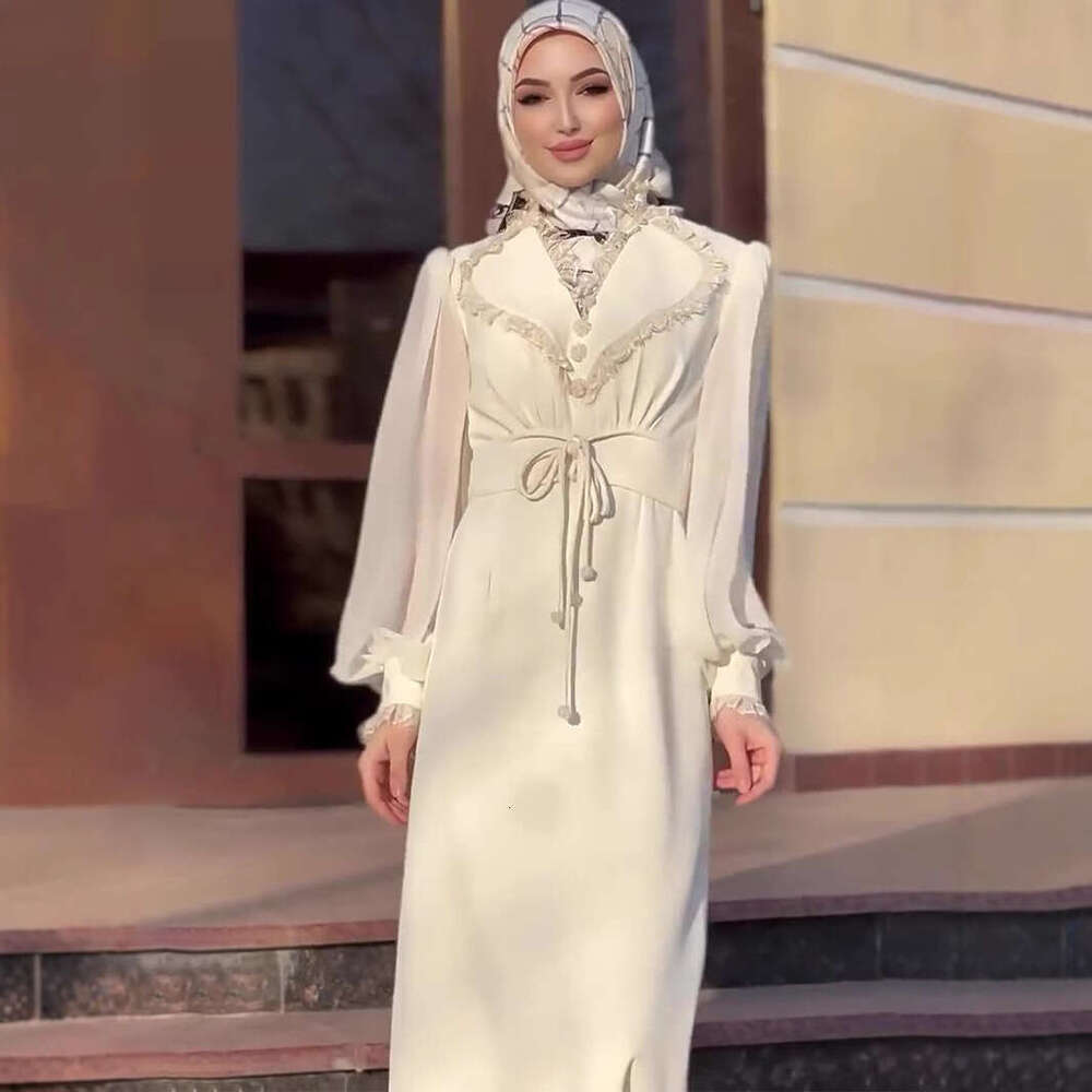 Spring 2025 New Design Elegant Sleeve Long Comfortable Women's Dress