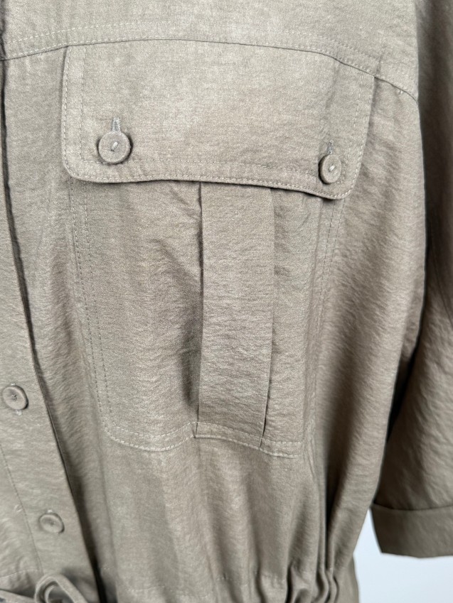 Simple, Sophisticated, and Elegant Light Luxury Silk Machine-Washable Workwear Dress JYL51014