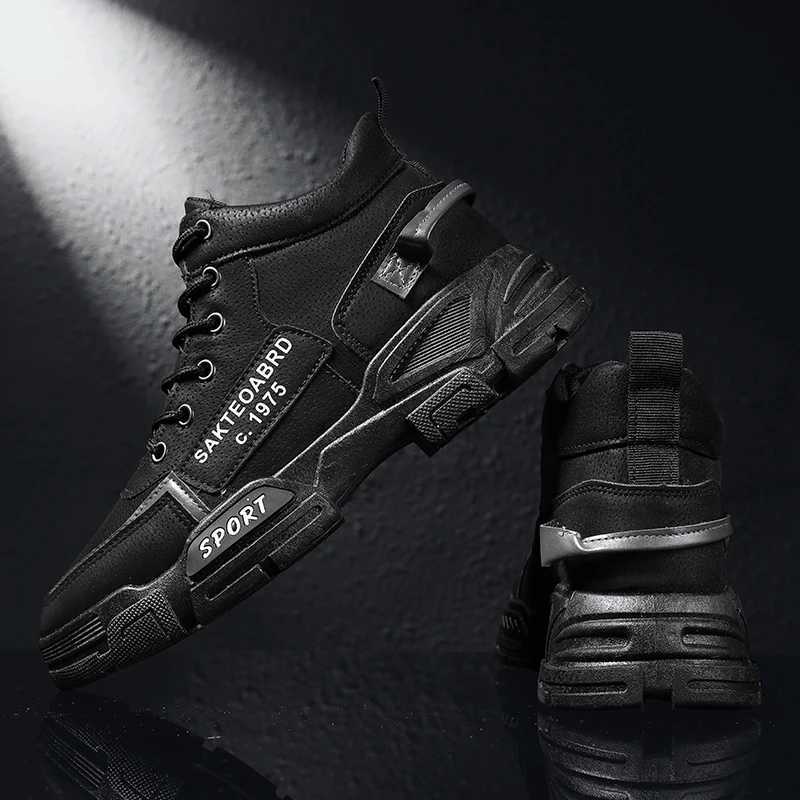 Mens casual boots soft sole anti slip Four Seasons work outdoor boots student sports boots fashion youth versatile trendy boots W251024