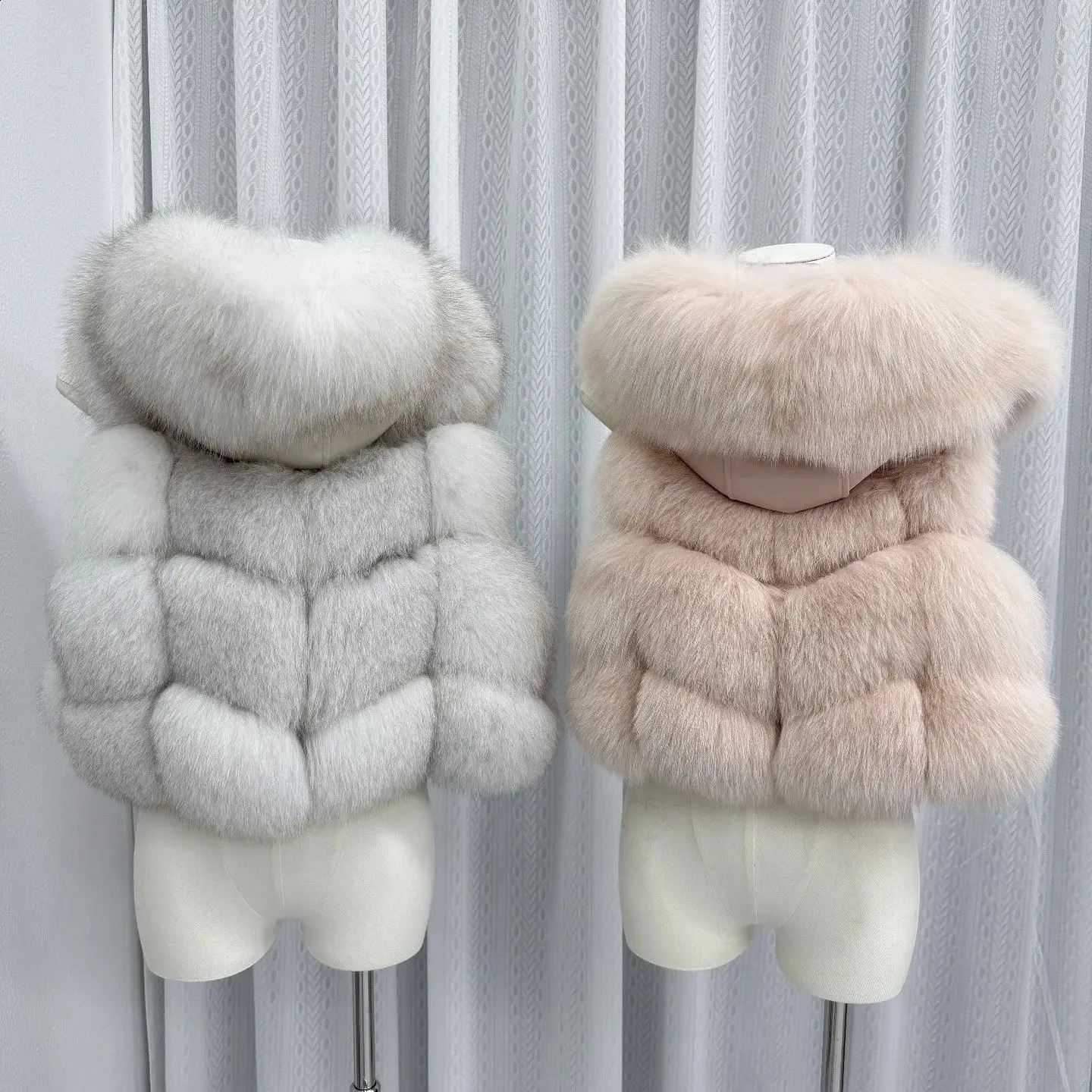 Natural Fur Vest Women Winter Coat Fashion Hoodies Thick Warm Female Short Real Sheepskin Genuine Jackets y251018
