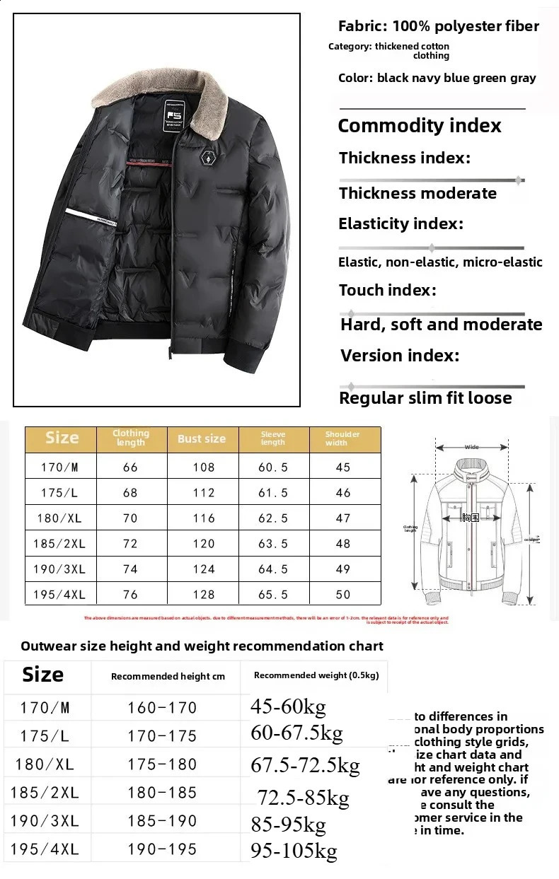 Winter Men Fur Collar Down Jackets Warm Parkas High Quality Male Outwear Casual Winter Coats Man Slim Fit Down Jackets 4XL 251020