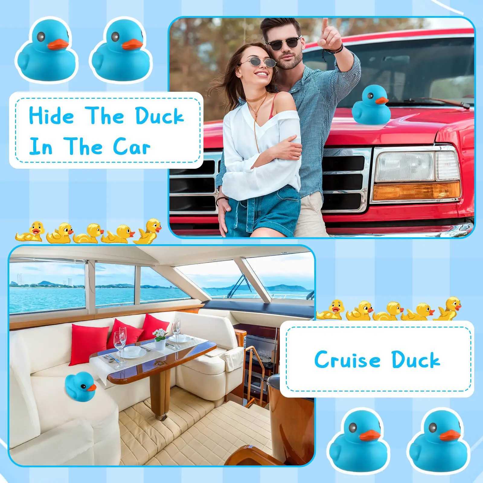 5 Inches Large Rubber Ducks Bulk Large Duck Toy Squeak Rubber Duckie Floating Bath Toy Duck for Birthday Party Decoration Gift J251023