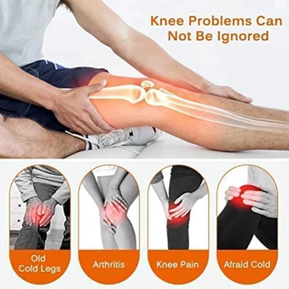 Knee Patella Massage Protector Magnetic Therapy Knee Pad Support Anti Arthritis Rheumatoid Pain Relief Muscle Pain And SpasmsW251024