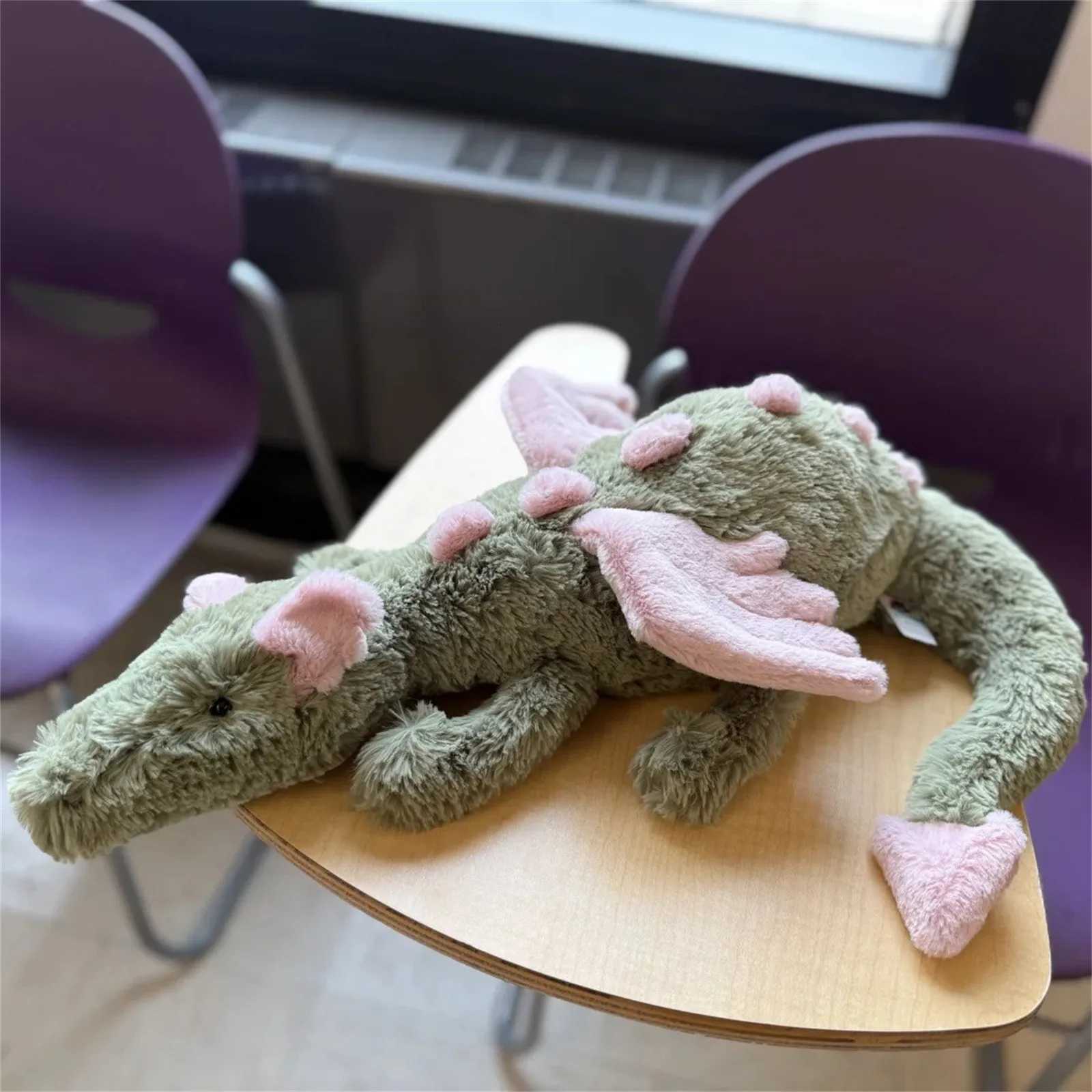 50cm sky flying dragon plush toylarge snow dragon plush doll throw pillow cute soft stuffed toyschildrens birthday gift Z251024