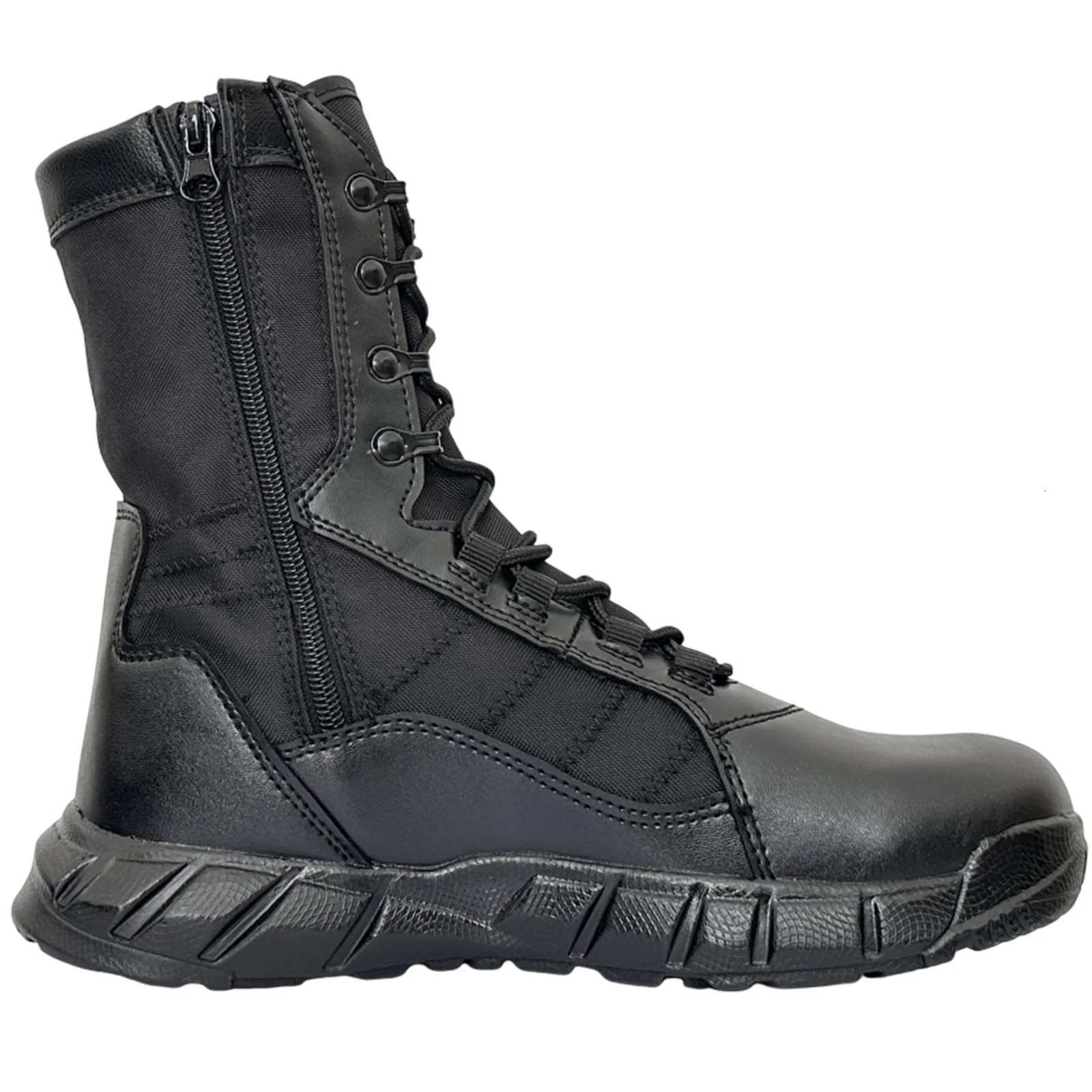 Leather Lightweight Man Tactical Boots Combat Boots AntiCollision Training Lace Up Waterproof Outdoor Hiking Breathable Shoe251020