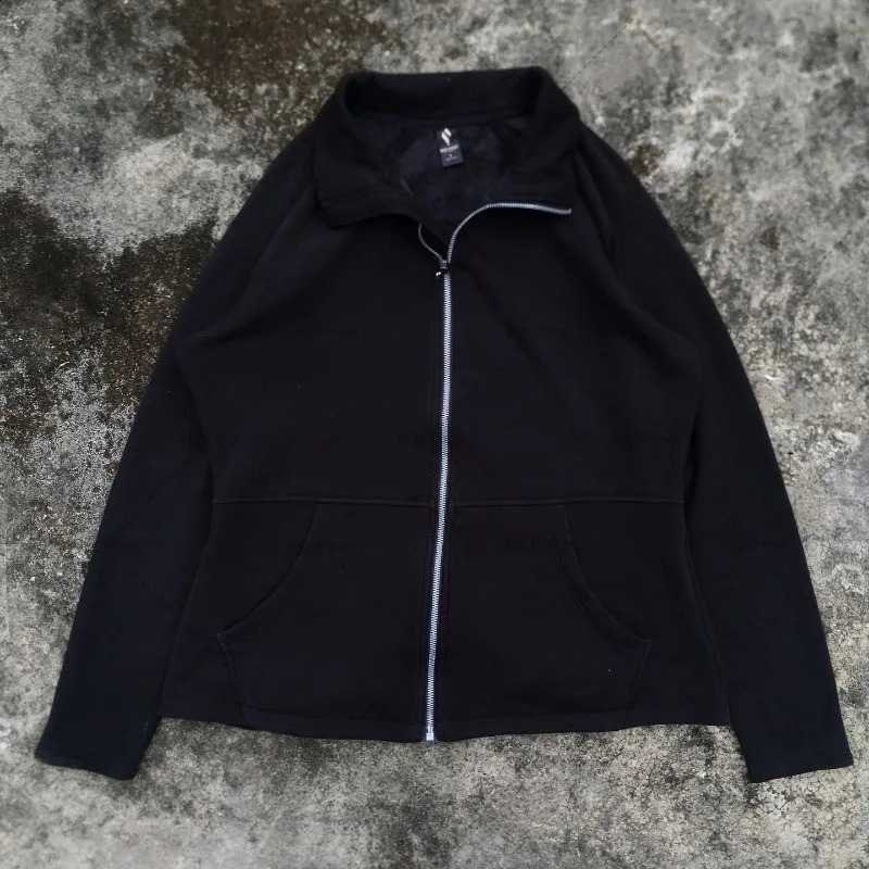 Trendy Harajuku Dark Fashion Loose Zipper Tshirt Men Y2k American Retro Anime Print Oversized Cardigan Women 251018