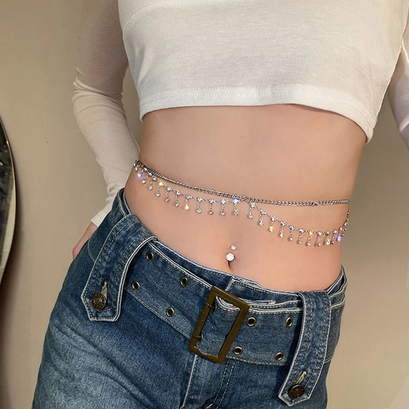 1Pc Women Sexy Tassels Waist Belly Belt For Women Girls Summer Beach Bikinis Simple Body Chain Festival Accessories Gifts 251023