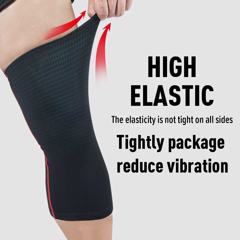 Santic Cycling Knee Pads Winter Thermal Fleece Windproof Knee Sleeve Outdoor Sports Leg Warmers MTB Bike Bicycle Protective GearW251024