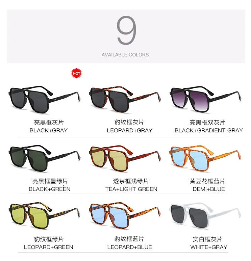 Mens Sunglasses Square Rice Nails Casual Trend Sun Glasses Personality Retro Fashion Outdoor Sports Eyeglasses UV400 251023