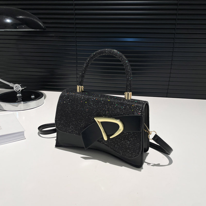 Designer free shipping Plaid tote bag women bag shoulder bag crossbody bag versatile large capacity handbag Handle-strong black plain