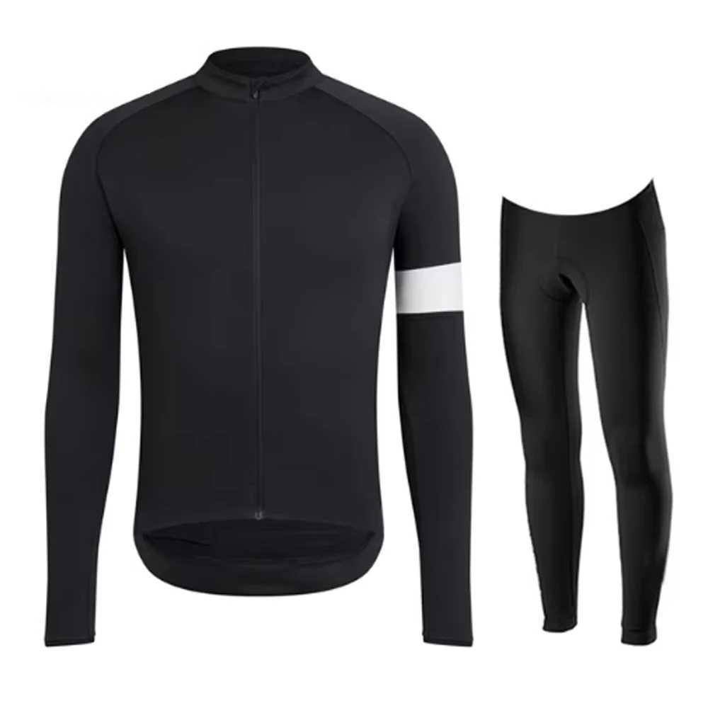2024 Autumn Cycling Jersey Sets Mens Long Sleeves Bicycle Clothing MTB Maillot Ropa Ciclismo Mountain Bike Uniform Bib TightsT251024