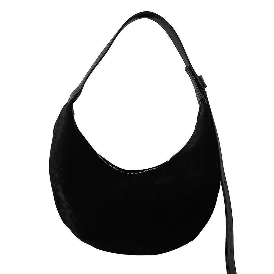 Suede Autumn Style Women's Japanese And Korean Niche Handheld Dumpling Plush Fashion Simple New Single Shoulder Bag For Women B5
