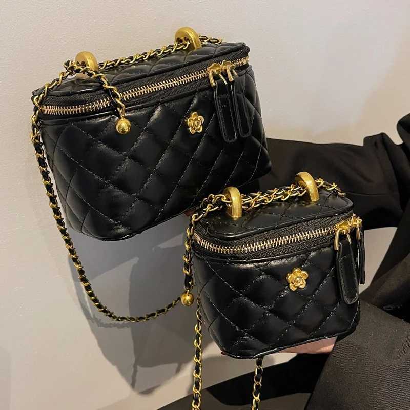 Texture Diamd Grid Shoder Bag WenS Bag New Chain Crossbody Bag Small Fragrant Style Fiable Texture Handbag Y251022