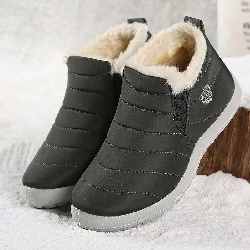 Men Boots Mens Winter Shoes Lightweight Fur Boots For Winter Man Shoes 2025 Waterproof Snow Boots Casual Botas Para Hombre251020