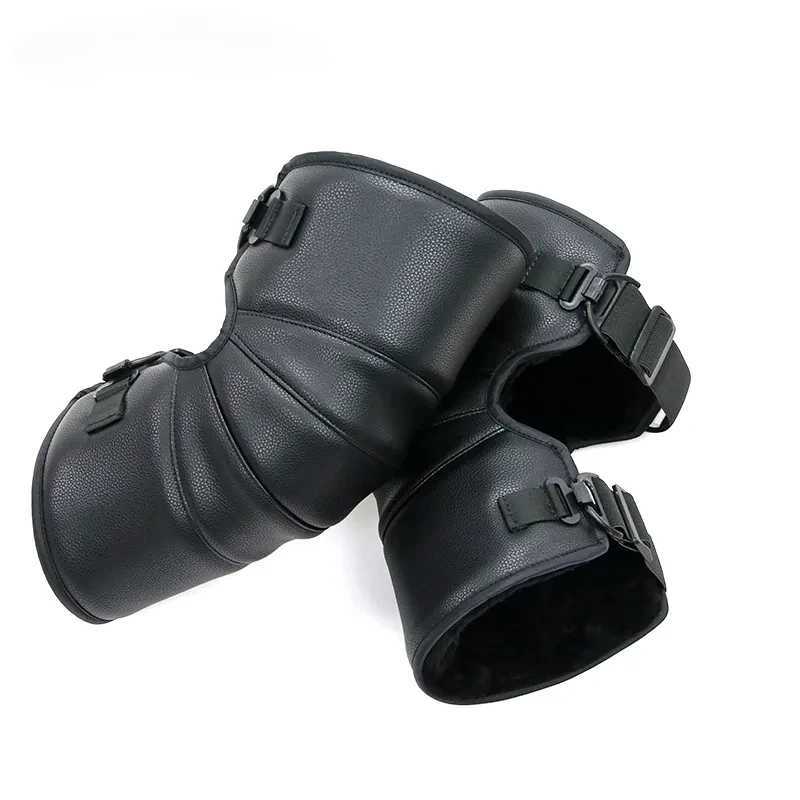 Motorcycle Warm Kneepad Motorbike Riding Knee Pads Windproof Winter Outdoor Knee Protective Guard PU Leather WaterproofW251024
