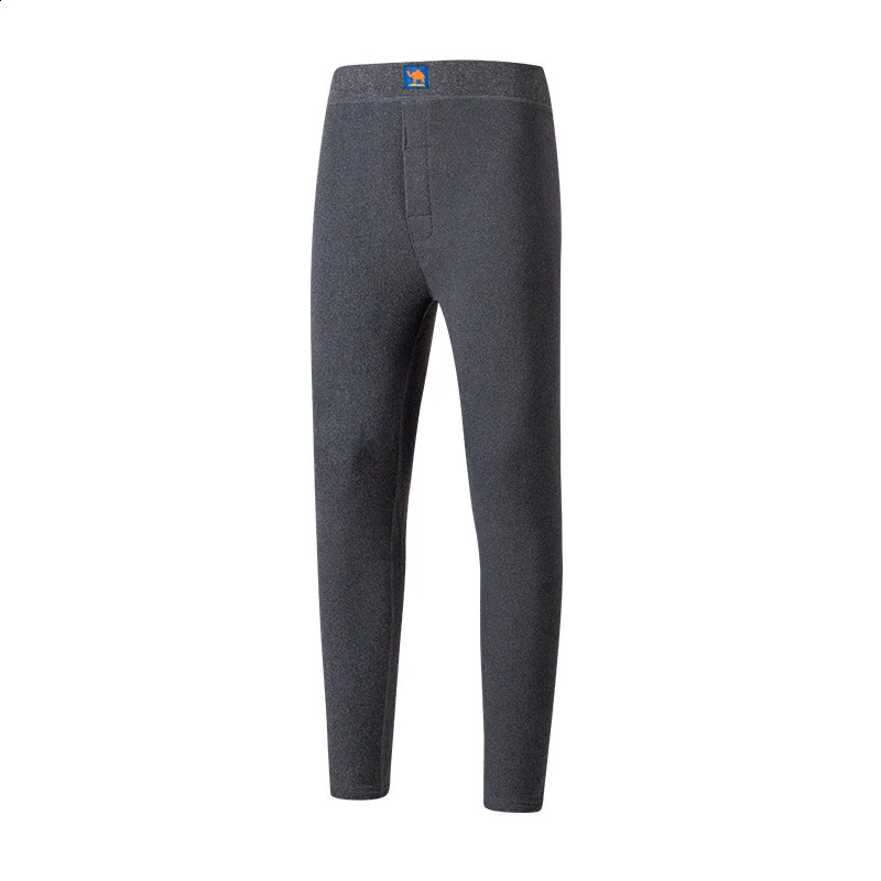 Gray Mens Padded Warm Pants Winter Thermal Underwear Bottoms Blue Khaki Black Available Asian Size XL6XL 251018