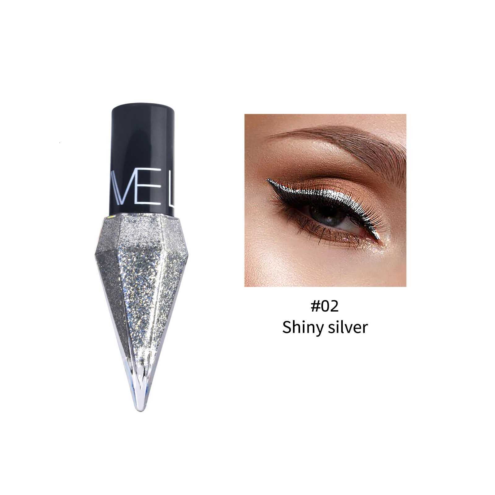 Diamond shiny eyeliner liquid Pearl light color fast drying waterproof eyeliner liquidL251024