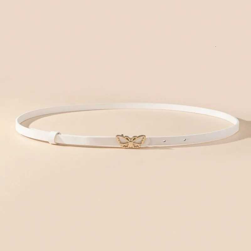 A small waist belt with a butterfly buckle suitable for dresses shirts and jeans Its a new summer style that cinches the wai W251024