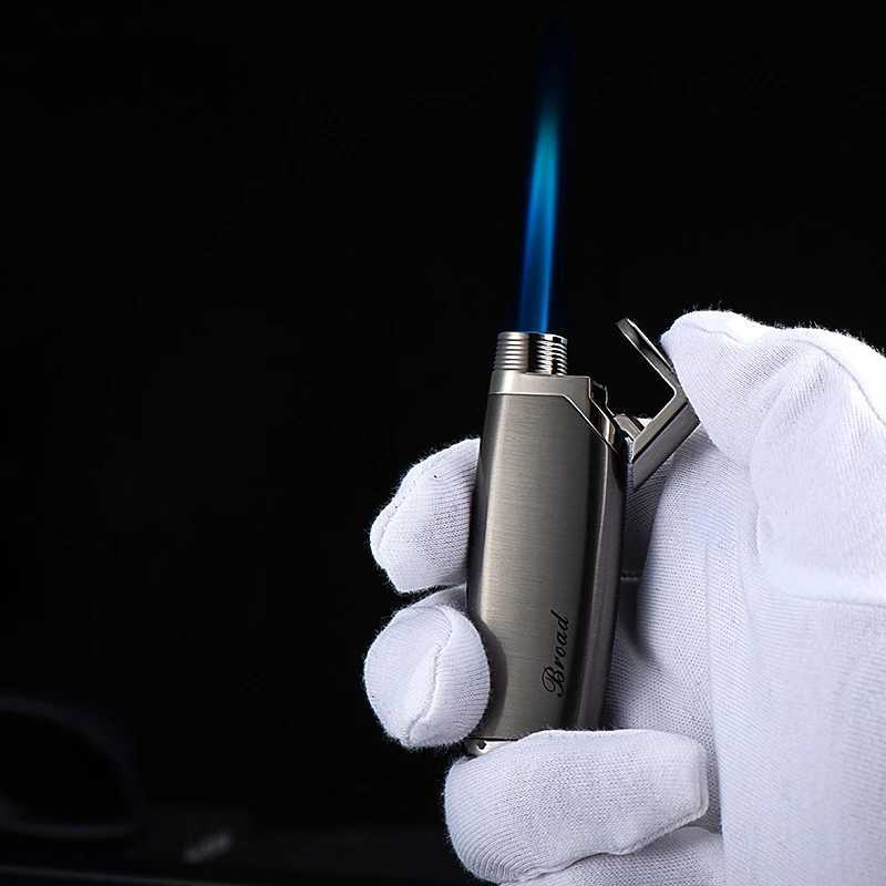 2024 New Metal Mini Direct Blow Windproof Lighter Creative Small Butane Gas Inflatable Lighter Smoking Accessories Gift Tool D251024