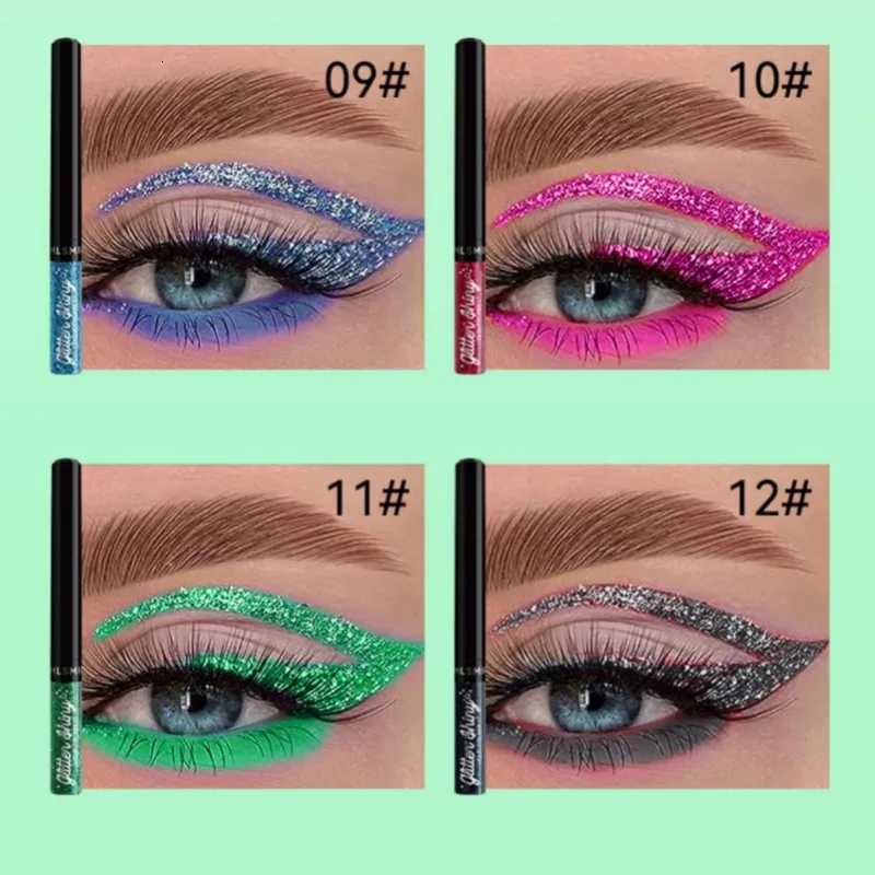 1PC Glitter Quick Drying Waterproof and Sweatproof Easy Makeup Removal Liquid Eyeliner Suitable for All Skin TypesL251024