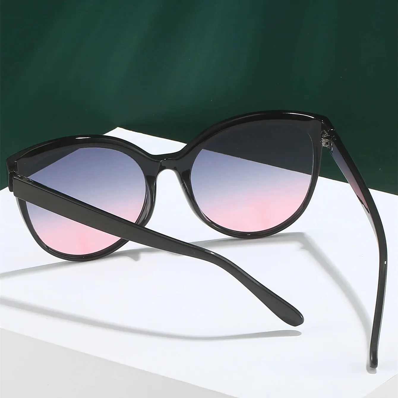 Cat Eye Sunglasses Outdoor Driving Sunshade Decoration Oversize Frame Glasses UV ProtectionT251024