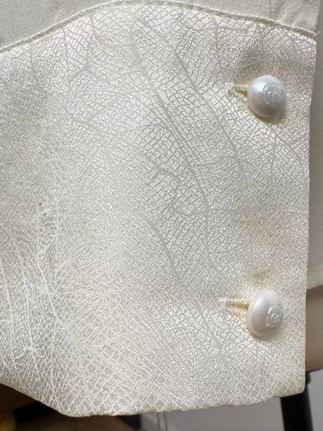Simple, Sophisticated, Elegant, Light Luxury Silk-Blend Two-Piece Long-Sleeve Shirt JYS85001