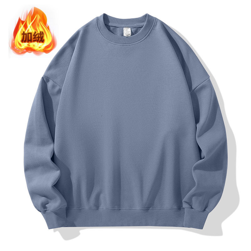 360g Winter Fleece-lined Thickened Unisex Regular Shoulder Designer Hoodie Jacket Tracksuit Men Polo Veste Coat Hoodie Men's Sweatshirt Warm Soli