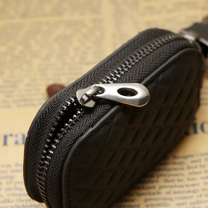 1Pcs Leather Key Holder Minimalist Keychain Case Wallet Key Storage Case Key Protector Largecapacity Multifunctional Key Pouch Z251023