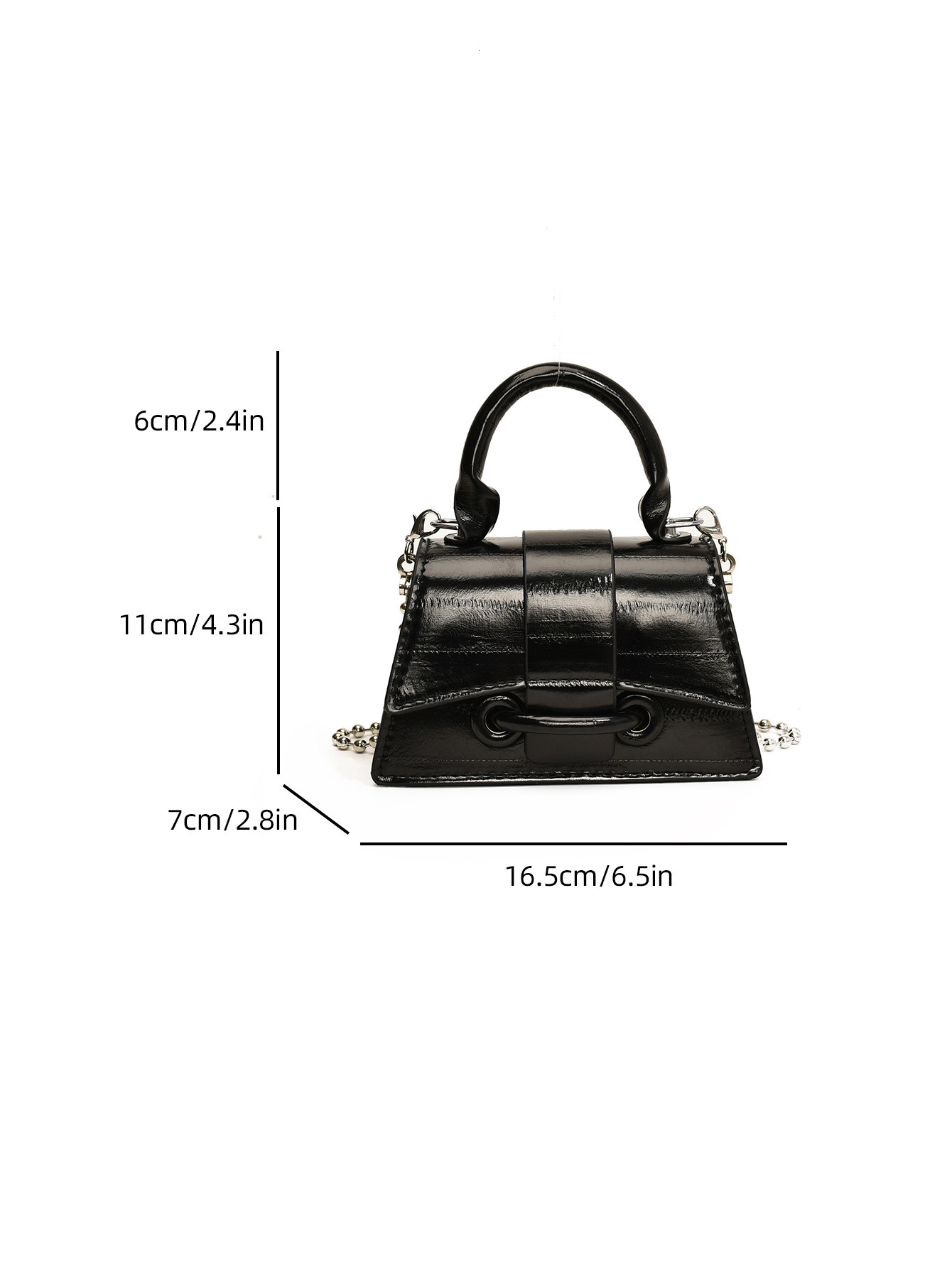 Luxury Brand Designer Bag Fashion Simple Handbag Small Square Bag For Women Glossy New Light Luxury Shoulder Bag Casual Versatile Chain Crossbody Bag 