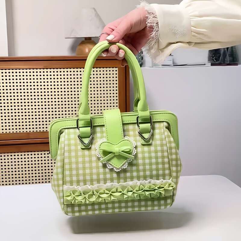 Synthetic Handbag - Elegant Small Purse Clutch With Magnetic Closure, Pastel Mint Green/Soft /Pink, Everyday & Formal Events, Easy-Clean 'S Bag, 