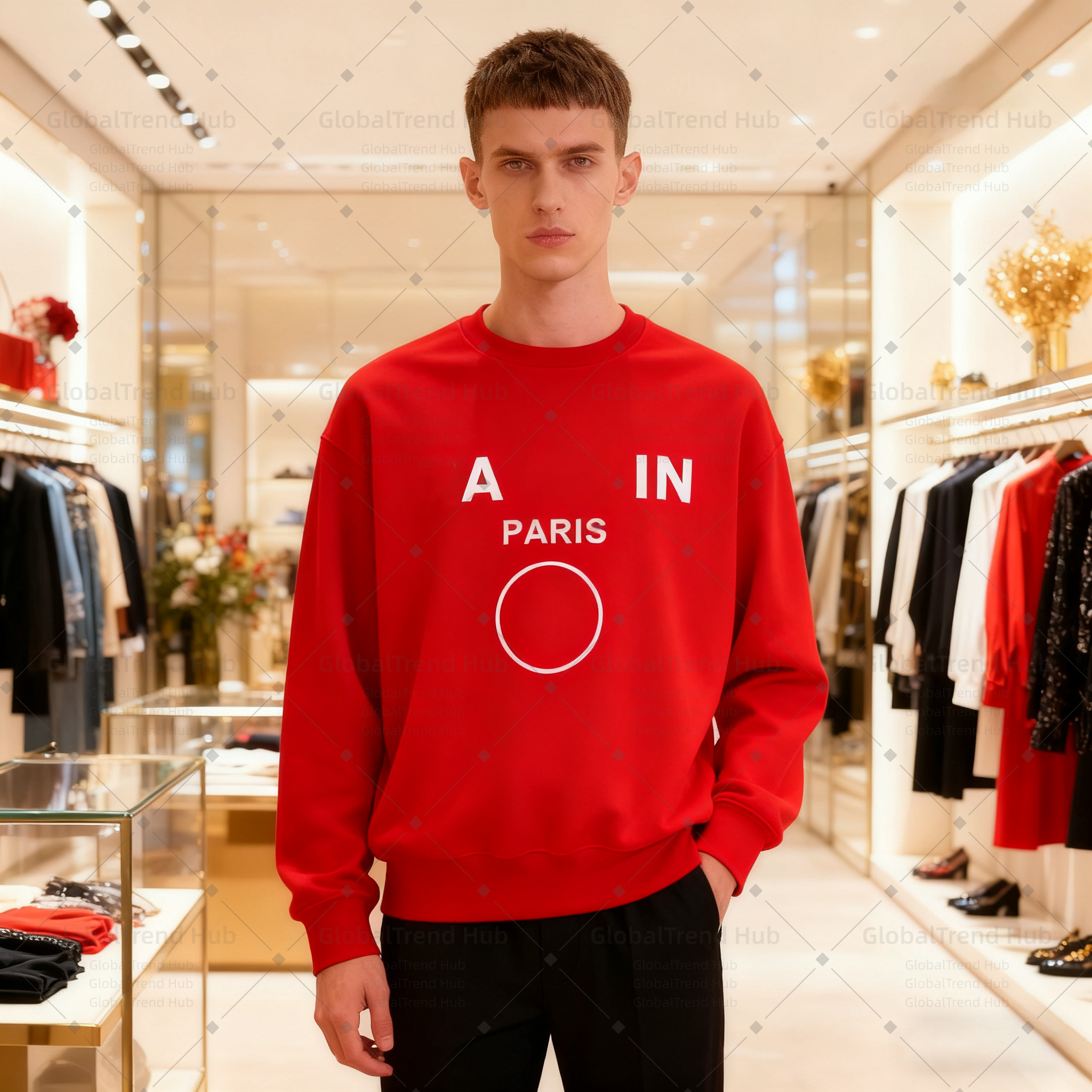 designer brand and women's fashion casual printed letter men's long-sleeved warm cotton sweater hip-hop clothing Sweatshirt spider hoodie