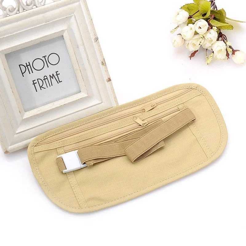 New 1PC Invisible Travel Waist Packs Waist Pouch for Passport Money Belt Bag Hidden Security Wallet Casual Bag for Men WomenL251024
