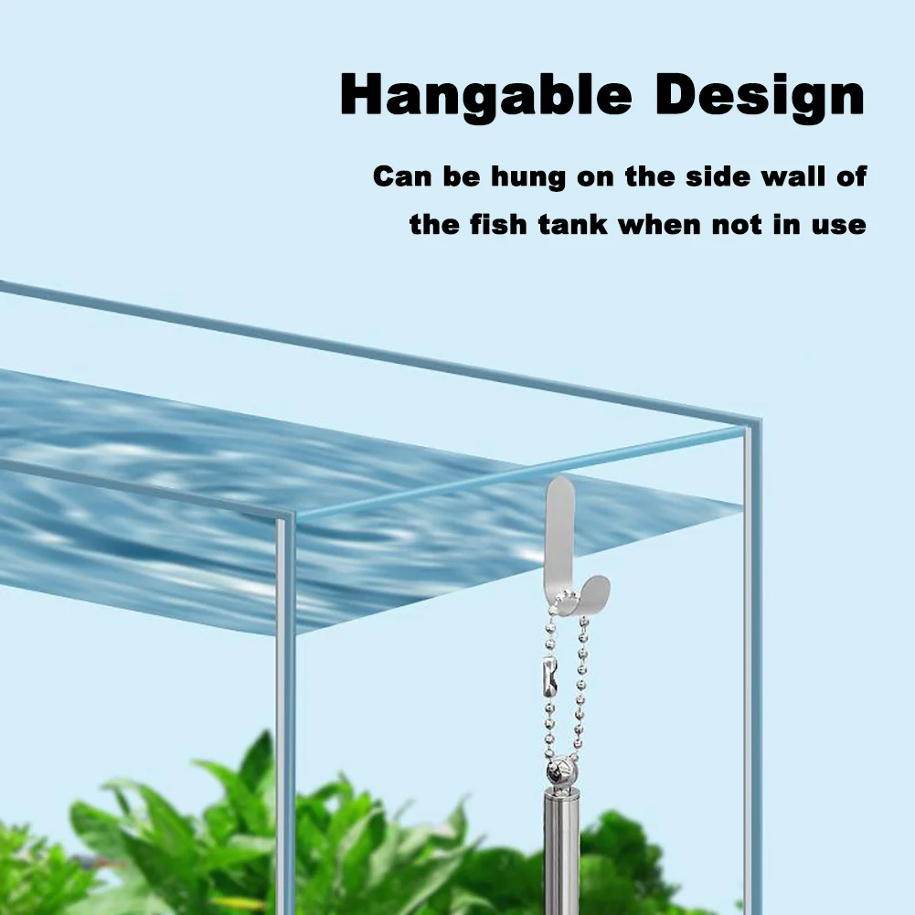 Fishing Landing Net Rustproof Corrosion Resistant Stainless Steel Fishing Net For Catchin Fish Shrimp Tank Aquarium Accessories 3D fish scoop net
