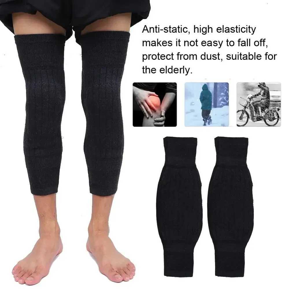Cashmere Wool Knee Brace Pads Winter Thermal Knee Warmers Thicken Lengthen Elastic Knees Sleeves Support Protector for ArthritisW251024