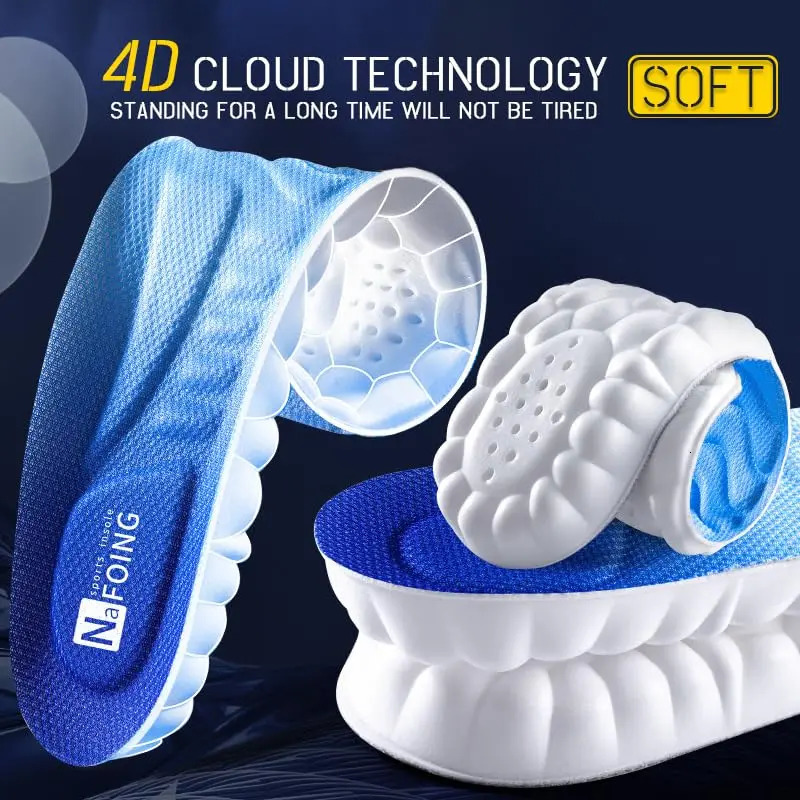 One Pair Pu Insole Super SoftLong Standing Arch SupportThickened Shock Absorption Insole251020