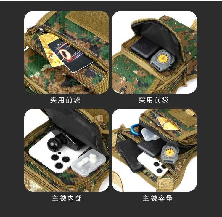 New Motorcycle Drop Leg Bag Camouflage Waterproof Waist bag Outdoor Multifunctional Travel Hiking Portable Motorcycle Leg bagsL251024