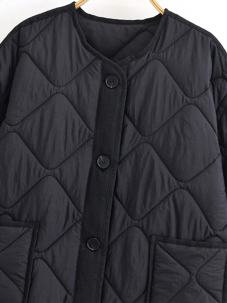 Nlzgmsj Autumn Winter Womens Solid Singlebreasted ONeck Jacket Fashion Long Sleeve Coat Street Casual Short 251018