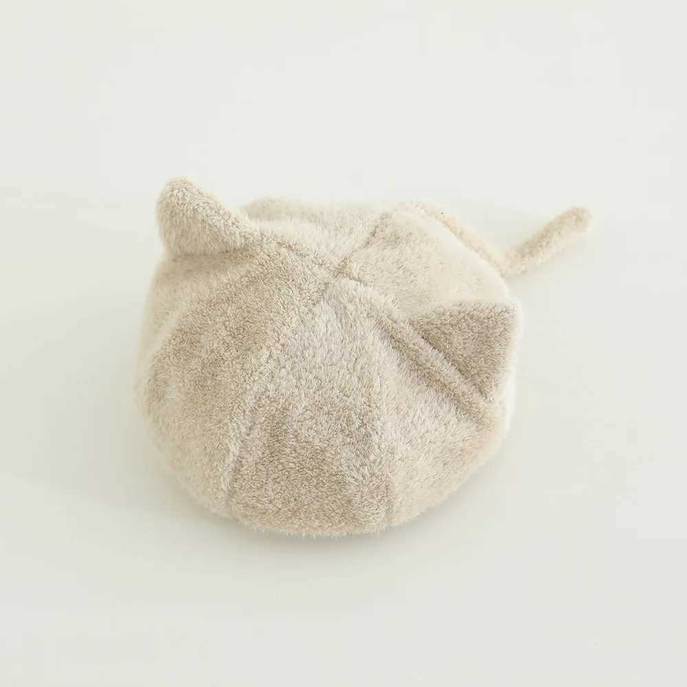Cute Cartoon Cat Baby Boys Hats Soft Warm Knitted Beanies For Toddler Children Kids Girls Autumn Winter Caps Headwraps HeadwearL251024