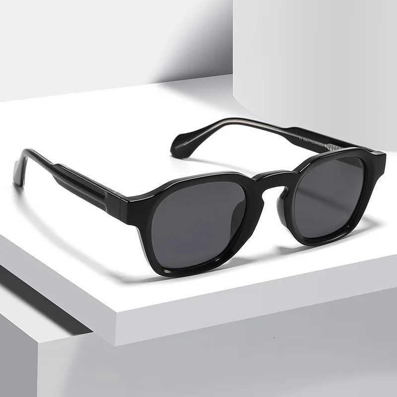 Korean Style Retro Sun Glasses for Women Thick TR90 Frame Square Sunglasses Men UV400 Trending Luxury Brand Sun Shades For DriveT251024