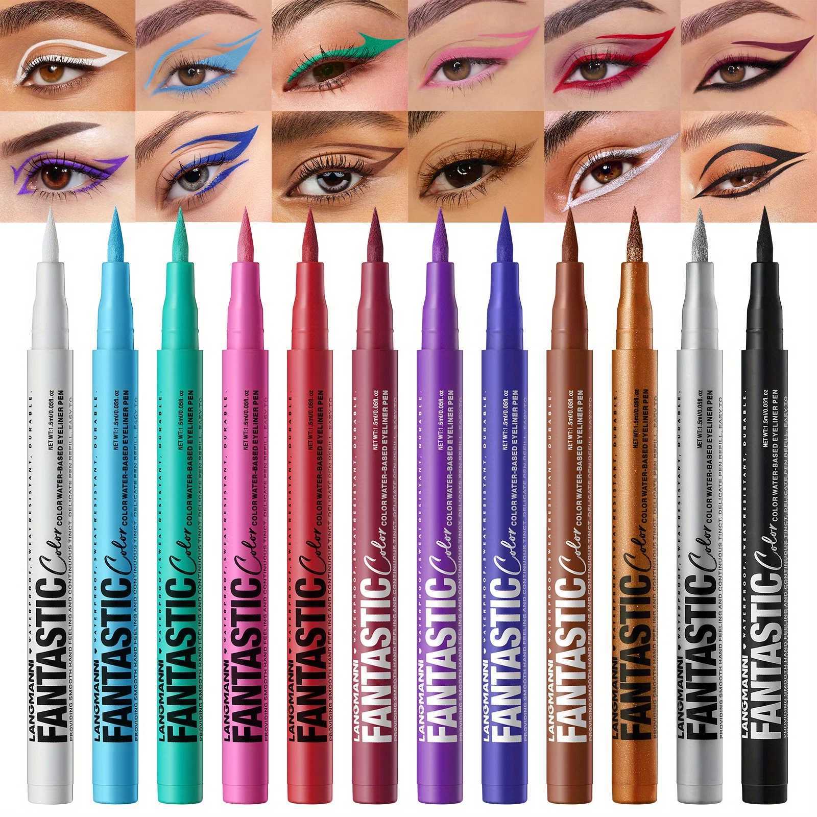 1 pcs waterproof quickdrying oilproof and nonsmudging longlasting ultrafine eyeliner eyeliner penL251024