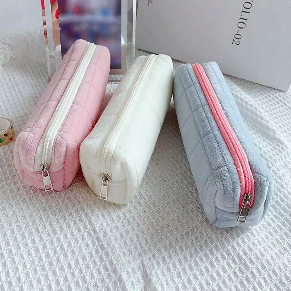 Pencil Cases Cosmetic Japanese Style Cute Pillow Bag Multifunctional Cosmetic Pouch Pen Storage Bag Women Makeup HandbagsT251024