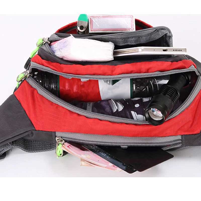 Travel Waist Bag Zipper Outdoor Sports Shoulder Bag Mens and Womens Waterproof Fashion Largecapacity AdjustableL251024