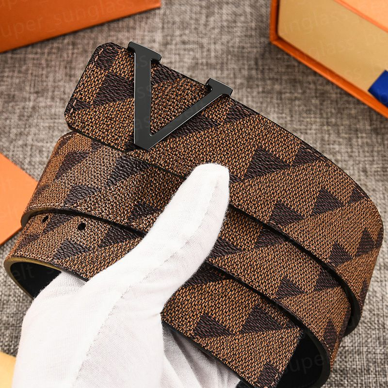 Luxury Brand Men Belt Leather Business Designer famous Belts for men Jeans Strap Male Metal Buckle belt