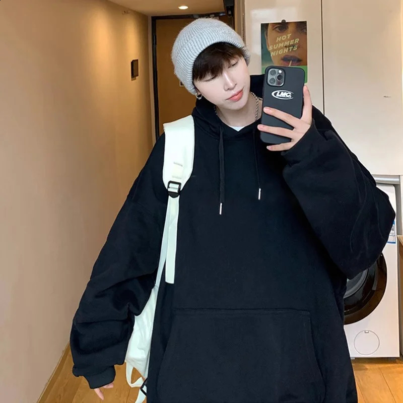 Autumn Anime Crane Printed Pullover Hoodies For Men Hip Hop Fashion Graphic Hooded Sweatshirts Aesthetic Y2K Hoodie Clothes 251018