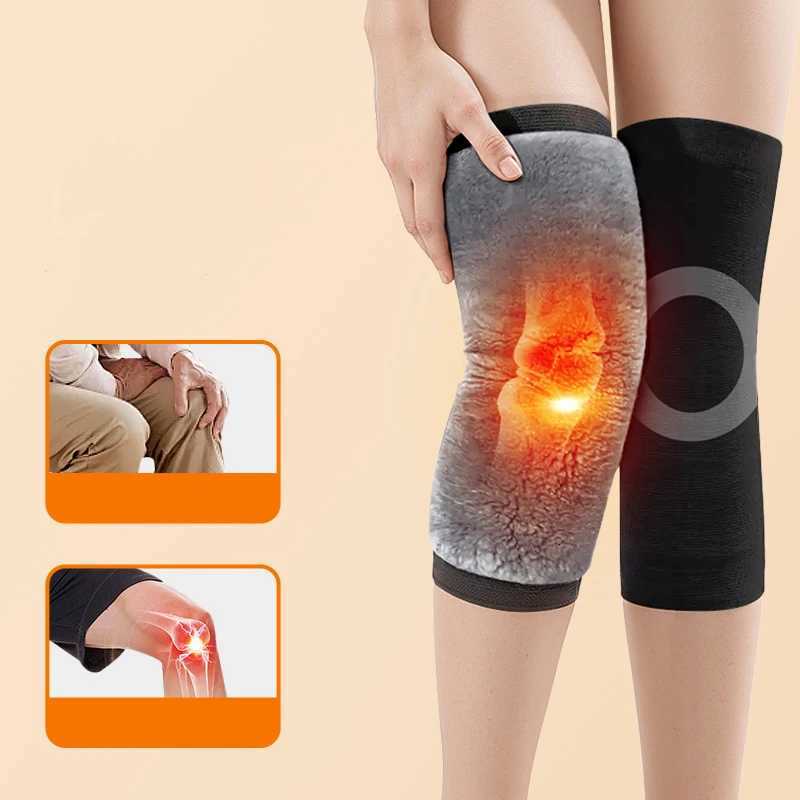 Winter Soft Thermal Knee Braces Leg Warmers Cozy Warm Skiing Cycling Camping Runing Arthritis Tendonitis Knee Pads Leg SleevesW251024