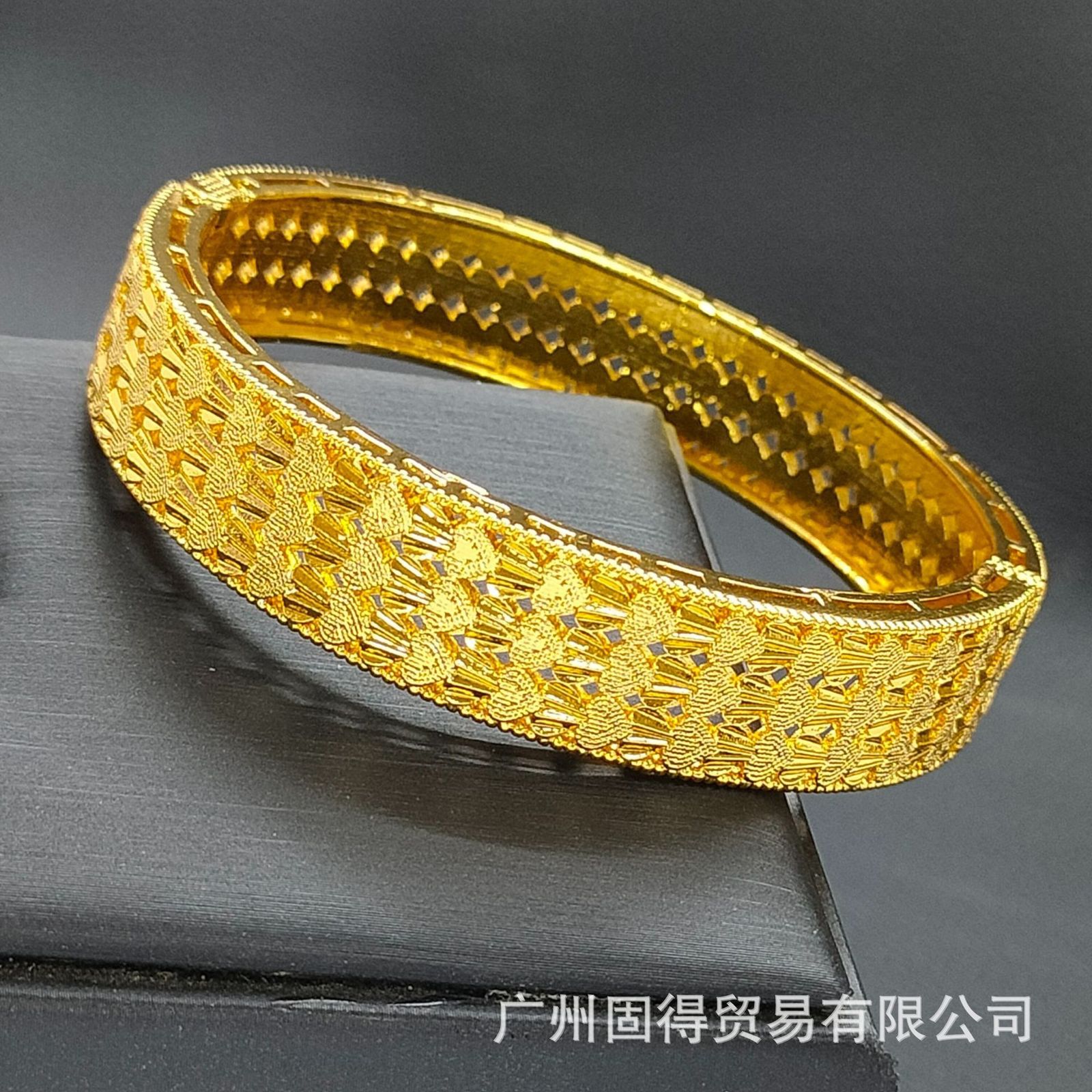 ANIID Dubai Gold Color Bangles For Women 24K Gold Plated Indian African Bracelets Charm Wedding Ethiopian Arabic Jewelry 250327